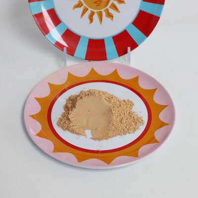 GUFAITH پودر رزین ملامین قهوه ای مقاوم در برابر دمای بالا، مناسب برای استفاده در ظروف شام و سایر کاربردهای دیگر