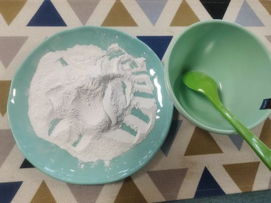 700-1000 کیلوگرم / M3 پودر ملامین خالص C3H6N6 بسته بندی 25 کیلوگرم / کیسه