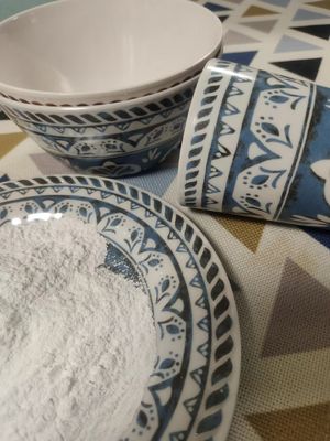 پودر مواد ویژه UF1P ملامین / پودر رزین سفید CAS 108-78-1