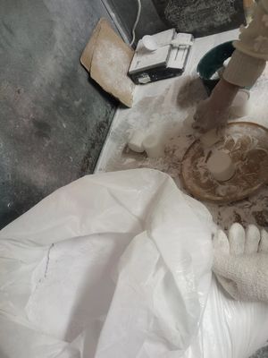 UC1P ملامین مواد اولیه 108-78-1 پودر ملامین بی بو