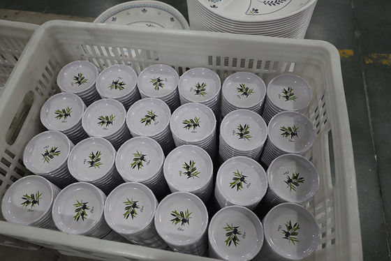 پودر قالب گیری ملامینه تری پلی سیانامید درجه غذایی برای ظروف غذاخوری 1.573 گرم در متر مکعب