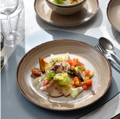 رنگ قهوه ای صفحه های ملامینه مجموعه تراشه آزاد گرد