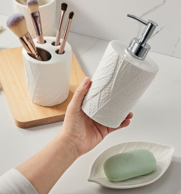 4 پی سی هولدر مسواک سرامیکی سفید بدون سرب