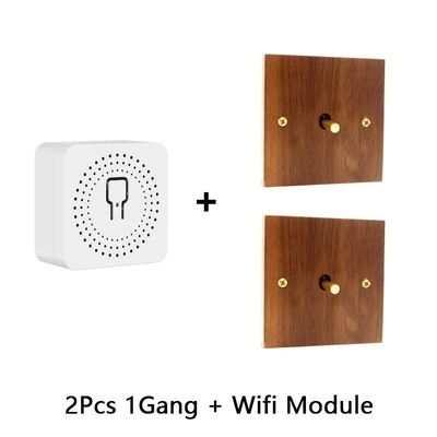 پانل سوئیچ نور 110 ولت 86x86mm وای فای IEEE 802.11b/G/N