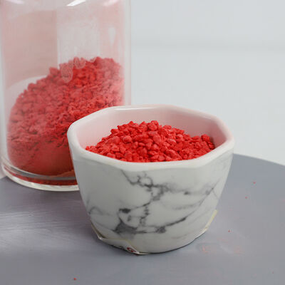 فشار شکل‌دهی 80 تا 140 مگاپاسکال، گرانول‌های ملامین که دمای تصعید 300 درجه سانتی‌گراد و چگالی 1.573 گرم بر سانتی‌متر مکعب را برای ماده فراهم می‌کنند.