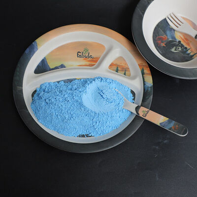 ماده غیر خطرناک پودر ملامین خالص با پلیمریزاسیون خطرناک رخ نمی دهد که در تولید پوشش ها و چسب ها استفاده می شود