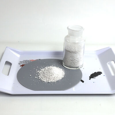 GUFAITH محتوای خاکستری 003 درصد دانه های ملامین فرمول مولکولی C3H6N6 دمای تزریق 300 درجه سانتیگراد ایده آل برای کاربردهای صنعتی