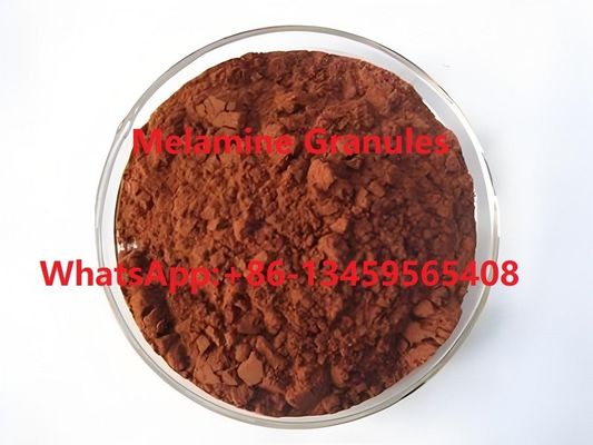 تولید کننده مواد شیمیایی قیمت پایین پودر قهوه ای ملامین تولید کننده مواد شیمیایی CAS 108-78-1 برای صنعت